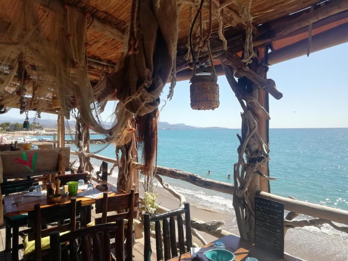 Cote D'Azur Joli Studio 50M Plage, Climatisation , Parking. Villeneuve-Loubet Esterno foto