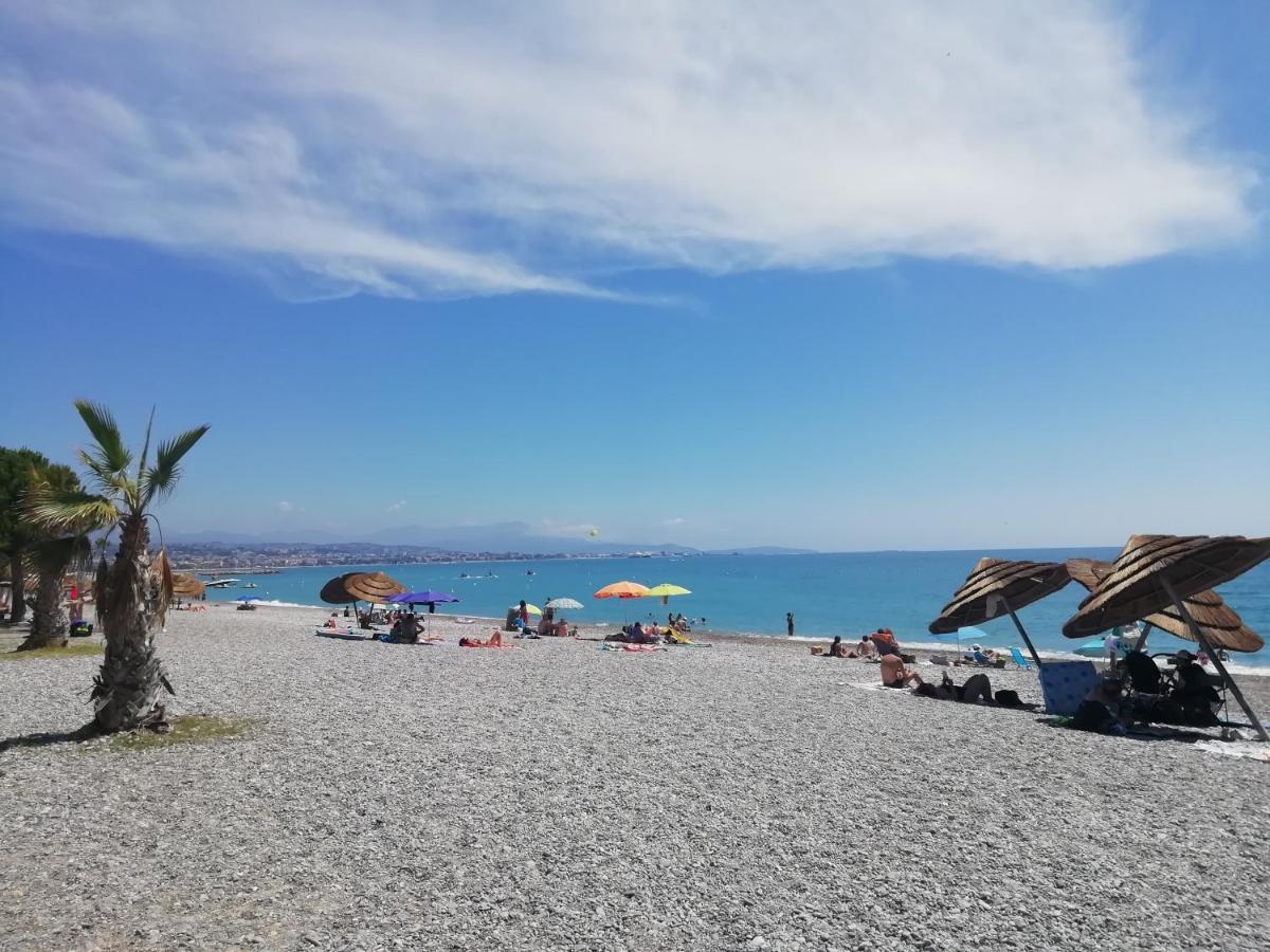 Cote D'Azur Joli Studio 50M Plage, Climatisation , Parking. Villeneuve-Loubet Esterno foto