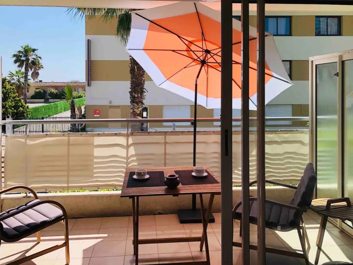 Cote D'Azur Joli Studio 50M Plage, Climatisation , Parking. Villeneuve-Loubet Esterno foto