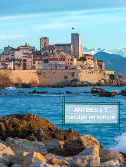 Cote D'Azur Joli Studio 50M Plage, Climatisation , Parking. Villeneuve-Loubet Esterno foto