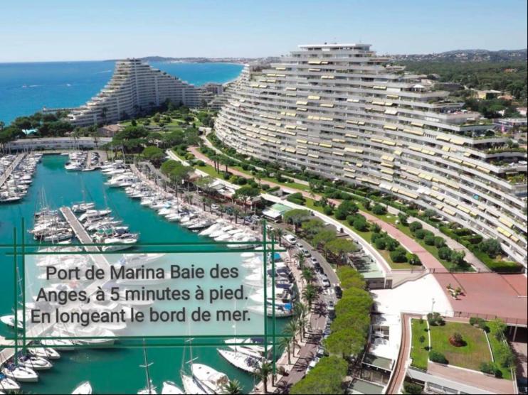 Cote D'Azur Joli Studio 50M Plage, Climatisation , Parking. Villeneuve-Loubet Esterno foto